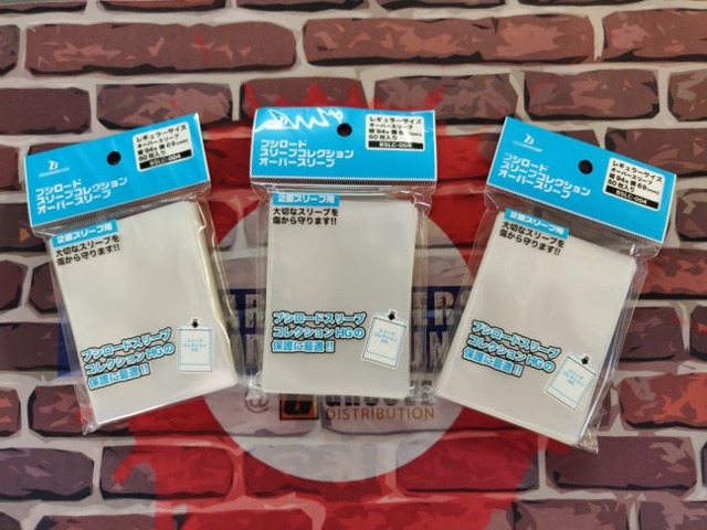 Bushiroad Standard Size Oversleeves (Clear) BSLC-004 (3 - Pack)