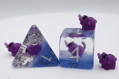 Purple Elephant RPG Dice Set