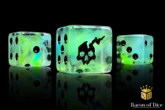 Ethereal Ghost Dice - Square Corner