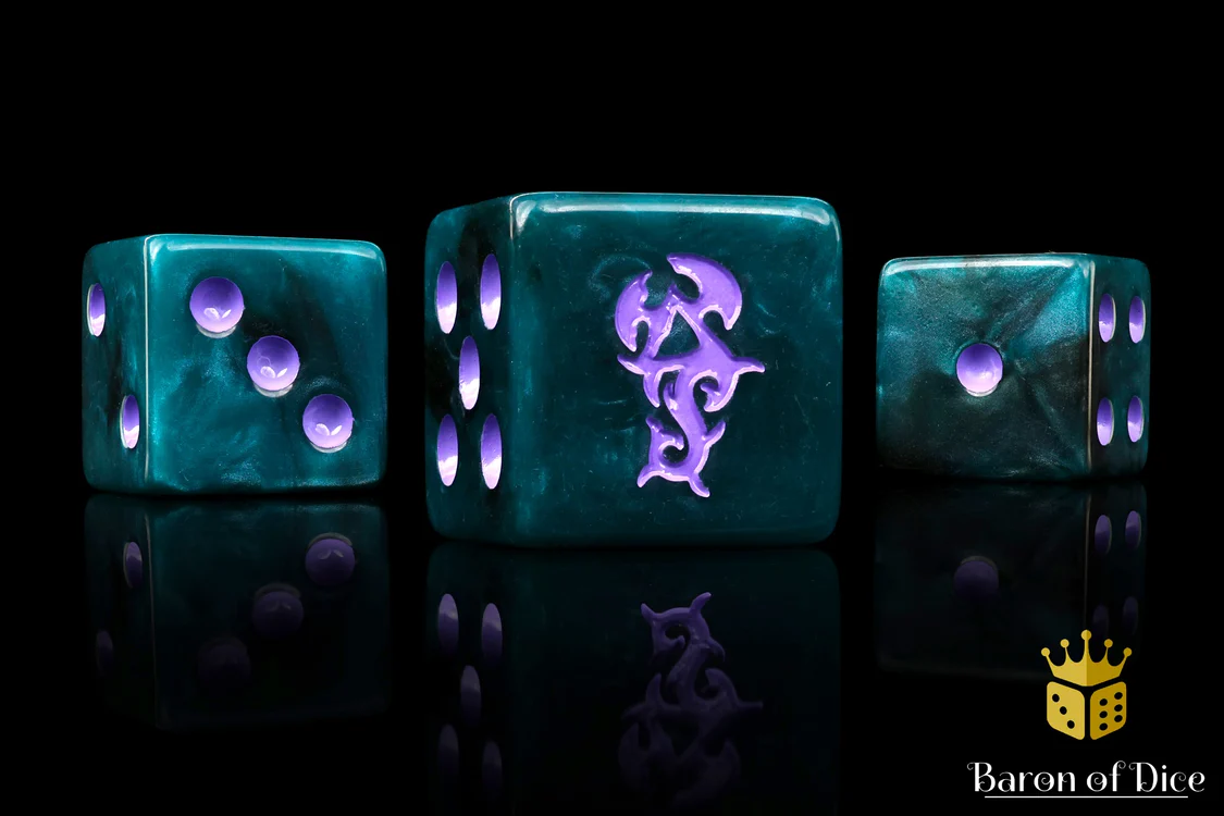 Dreaded Ones Dice - Square Corner