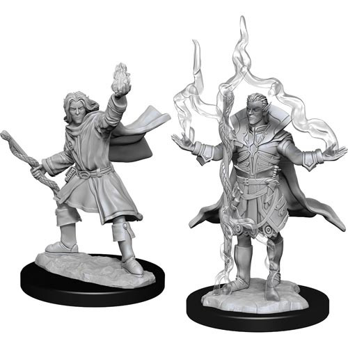 Pathfinder Battles: Male Elf Sorcerer