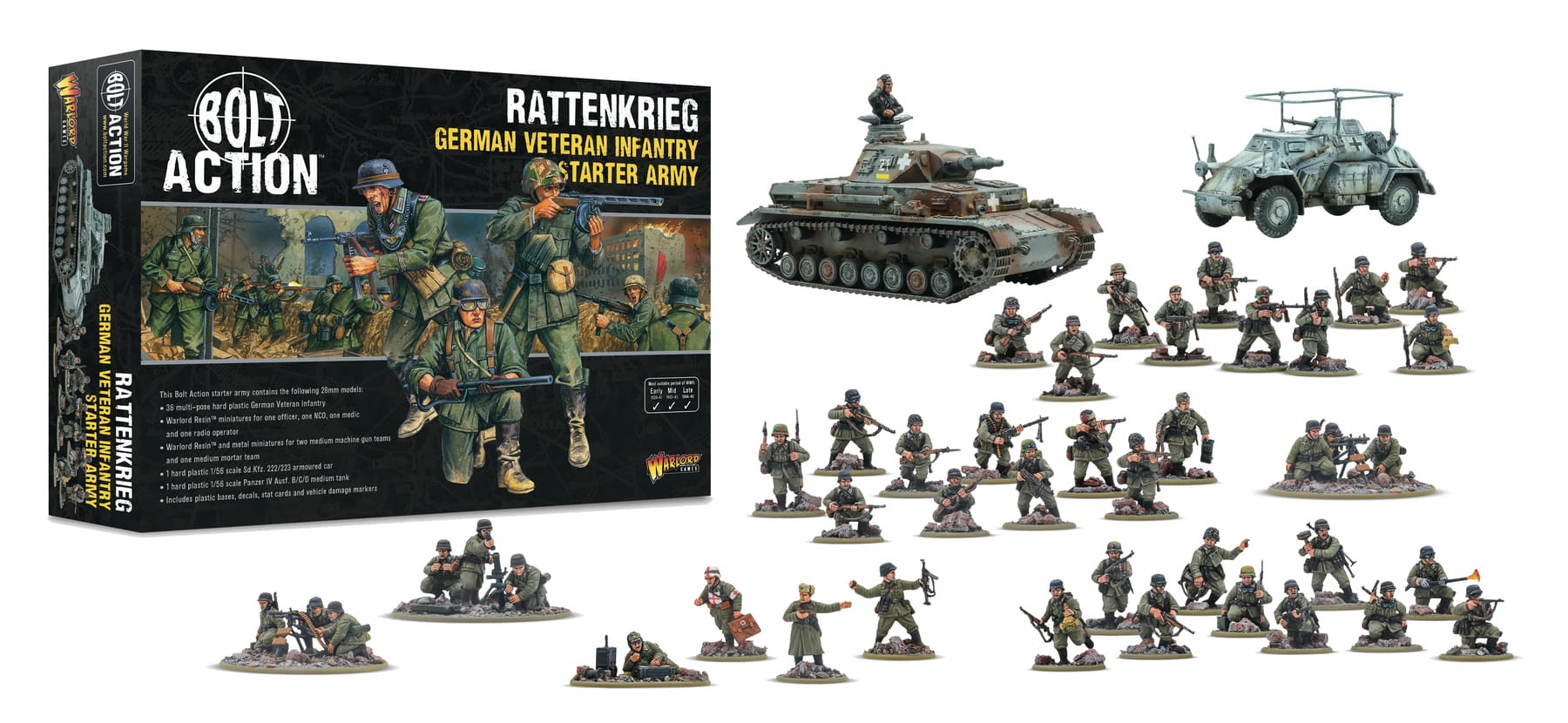 Rattenkrieg German Veteran Infantry Starter Army
