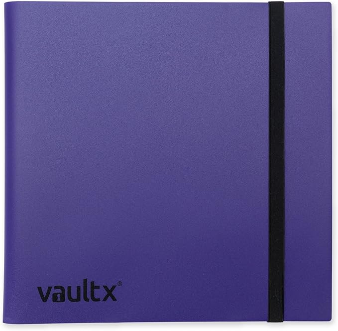 12-Pocket Strap Binder Purple