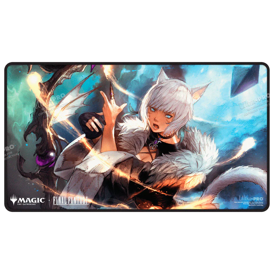 Magic: The Gathering®—FINAL FANTASY™ Yshtola Rhul Black Stitched Playmat
