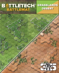 Battletech Battlemat: Savanna/Grasslands D
