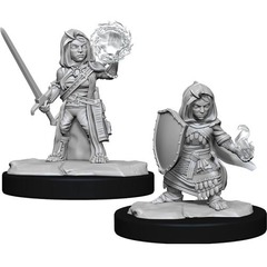 Pathfinder Battles: Female Halfling Cleric