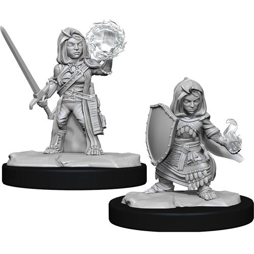 Pathfinder Battles: Female Halfling Cleric