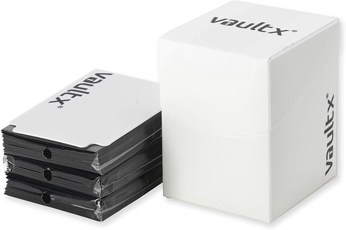 Large Deck Box 100+ with 150 Sleeves White