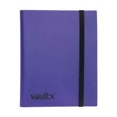 9-Pocket Strap Binder Purple