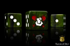 Bloody Orc Dice - Square Corner