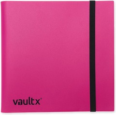 12-Pocket Strap Binder Pink