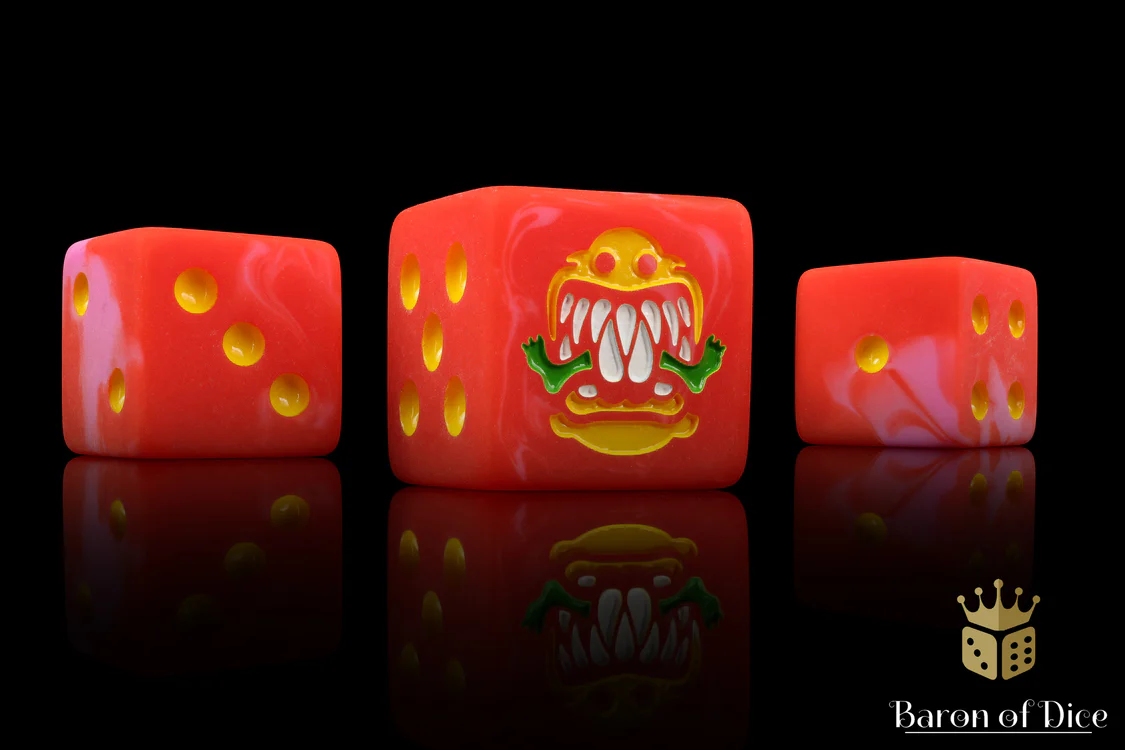 Cave Monsters Dice - Square Corner