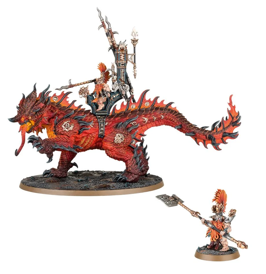 Fyreslayers Auric Runeson on Magmadroth