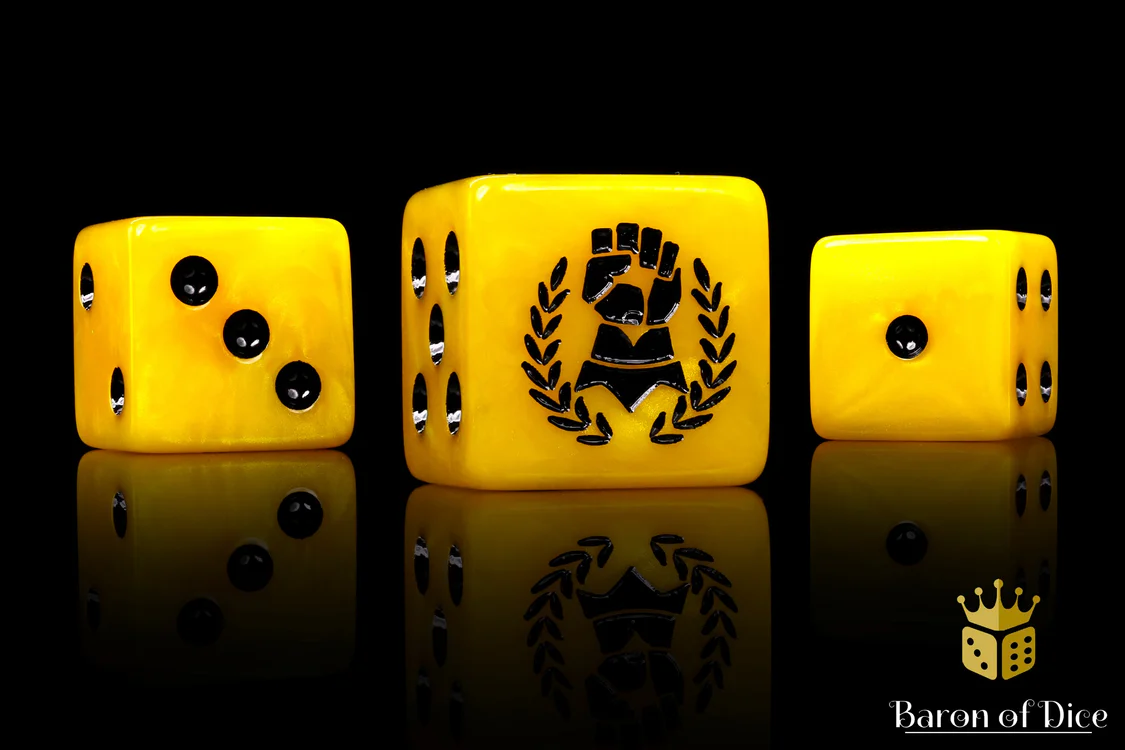 Almighty Hand Dice - Square Corner