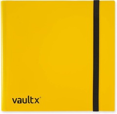12-Pocket Strap Binder Yellow