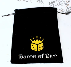 Premium Black Dice Bags - Designs May Vary