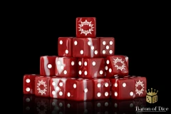 Carnage Dice - Red - Square Corner