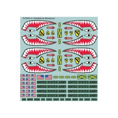 WW3 Team Yankee American Decal Set
