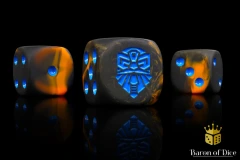 Molten Lava Dice - Round Corner