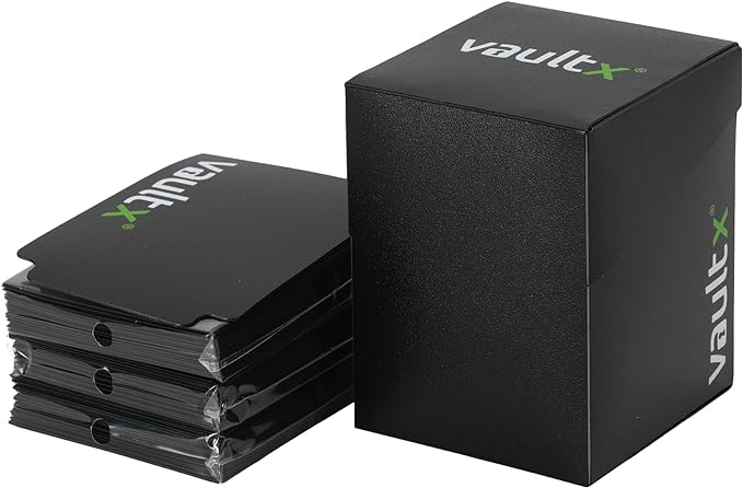 Large Deck Box 100+ with 150 Sleeves Black