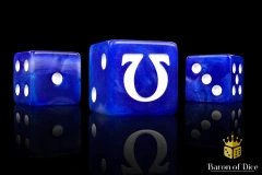 Omega Dice - White - Square Corner