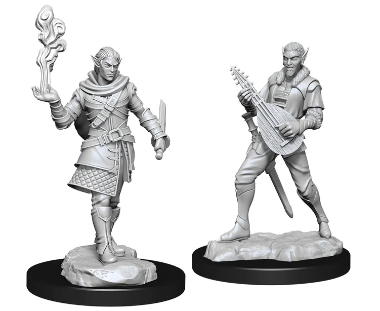 Pallid Elf Rogue and Bard