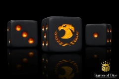 Golden Eagle Dice - Square Corner