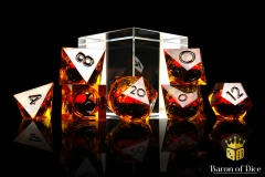 Evil Eye - Liquid Core RPG Dice  - 7 Pieces