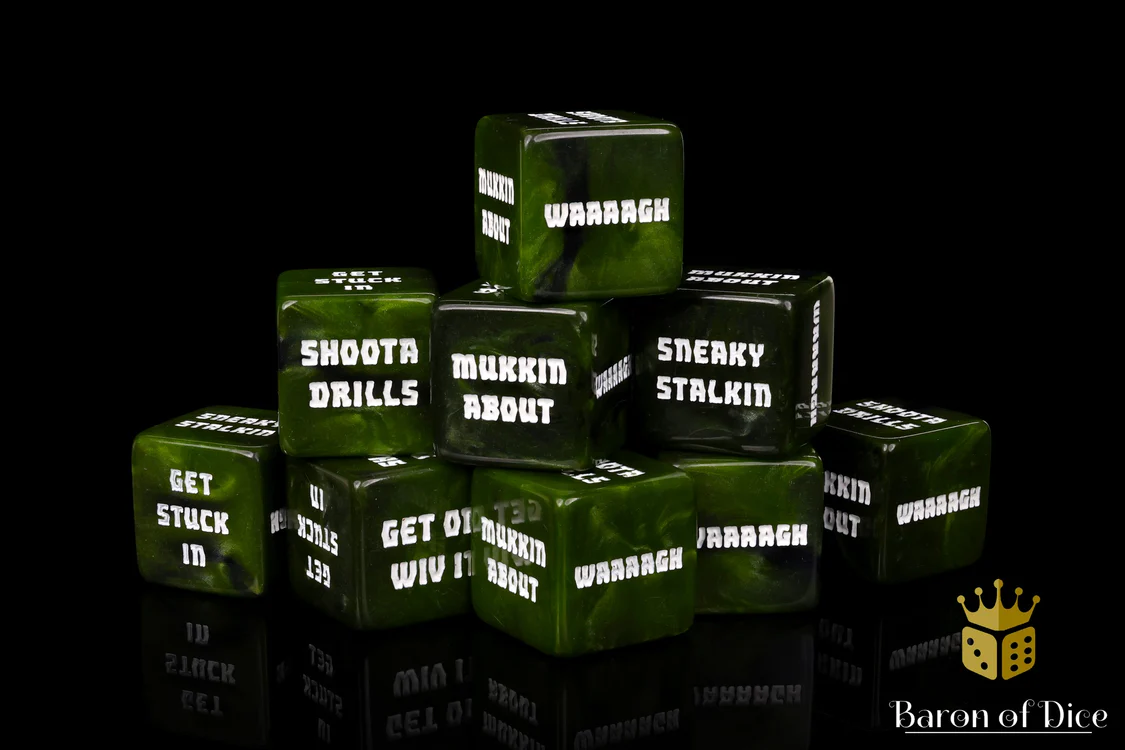 Orc Tactics Dice - Proper Counting Cubes