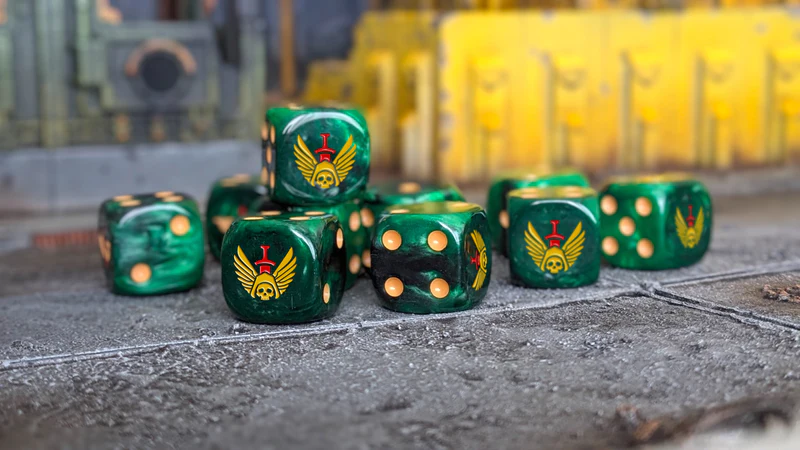 Reaper Angels Dice - Square Corner