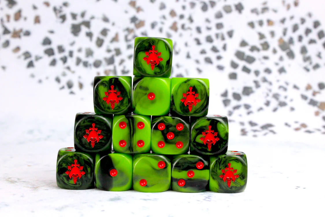 Hooded Reapers Dice - Round Corner