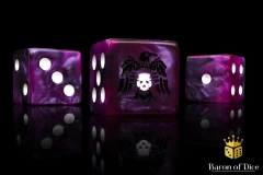 Raven & Skull Dice - Square Corner