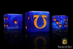 Omega Dice - Gold - Square Corner