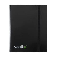 9-Pocket Strap Binder Black