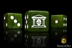 Military Gate Dice - Military Green - Square Corner