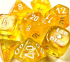 Borealis Canary/White Luminary 7 Die Set