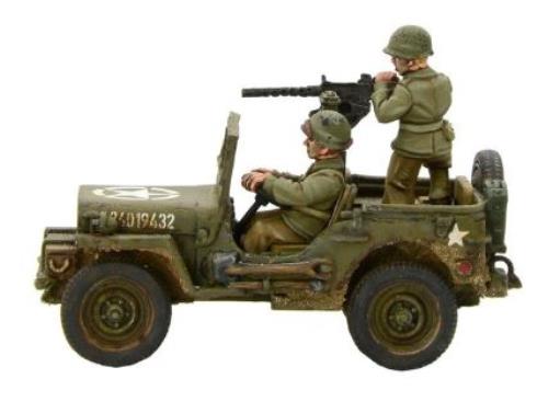 US Army Jeep with 30 Cal MMG