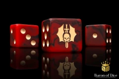 Cursed Vampire Dice - Square Corner