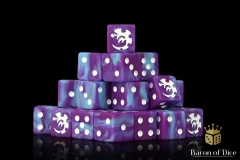 Clawed Serpent Dice - Square Corner