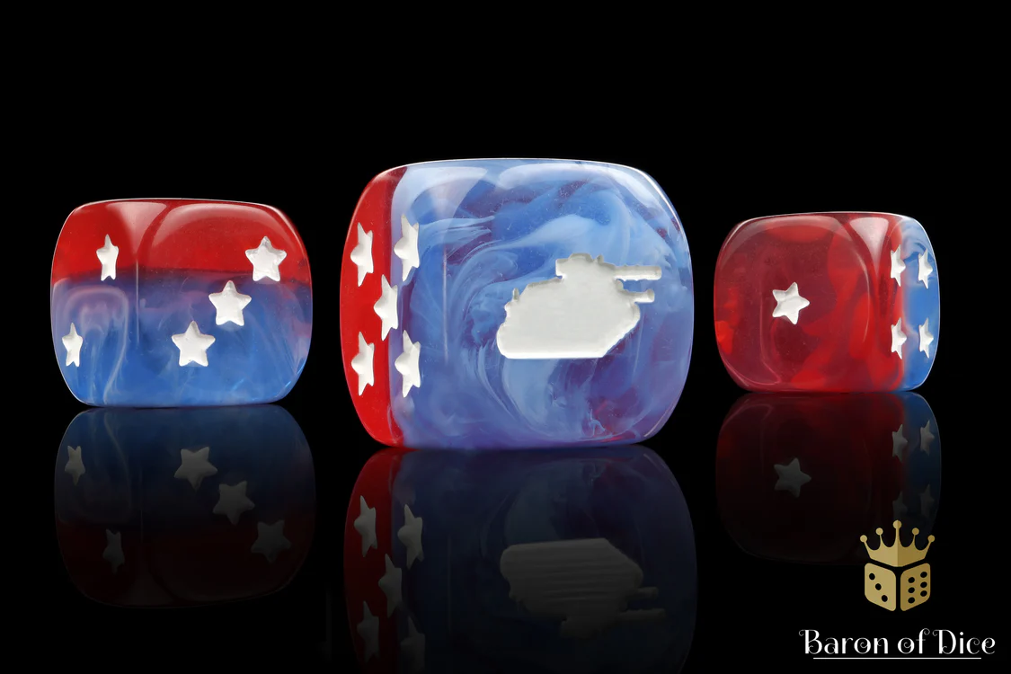Battle Tank Dice - Square Corner