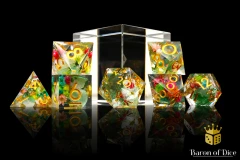 Royal Roses - Sharp Edge RPG Dice Set - 7 Pieces