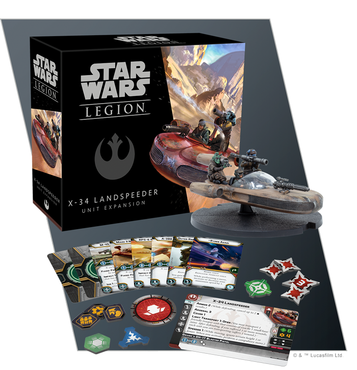 Star Wars Legion - X-34 Land speeder unit