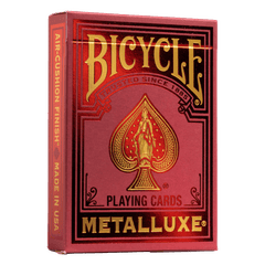 Bicycle Playing Cards - Metalluxe Red