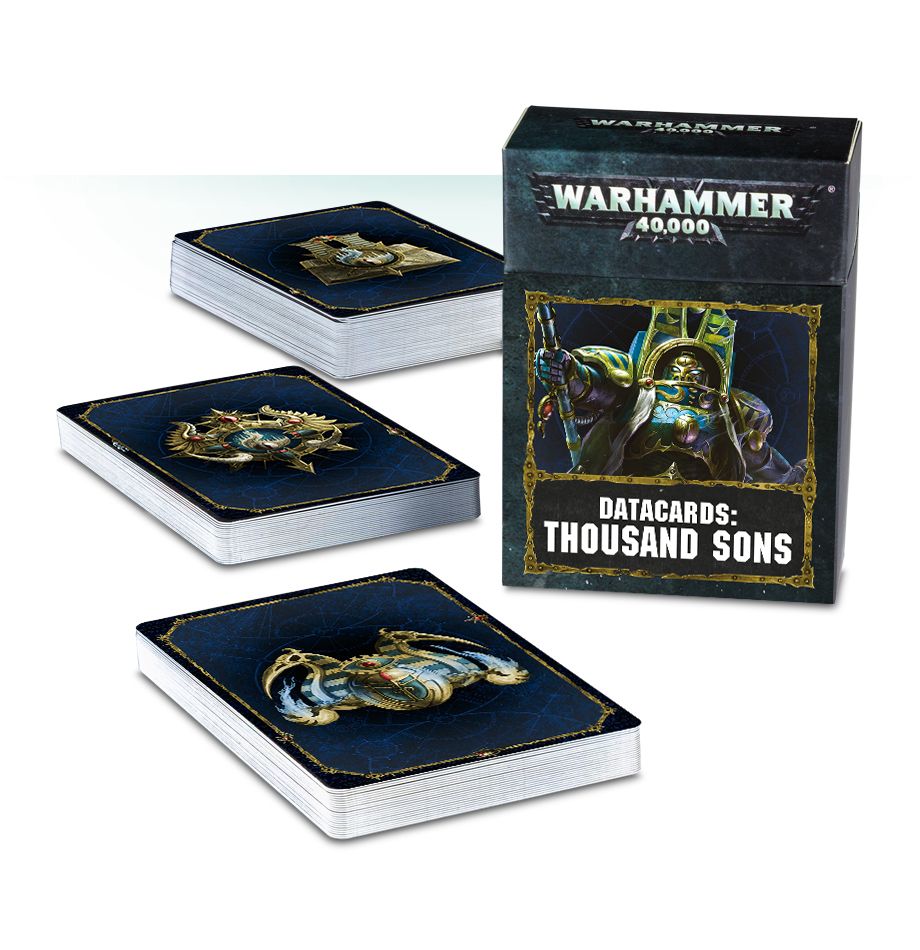 Datacards: Thousand Sons (8th Edition)