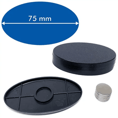 Cobalt Keep: Oval 75mm Base with Magnets