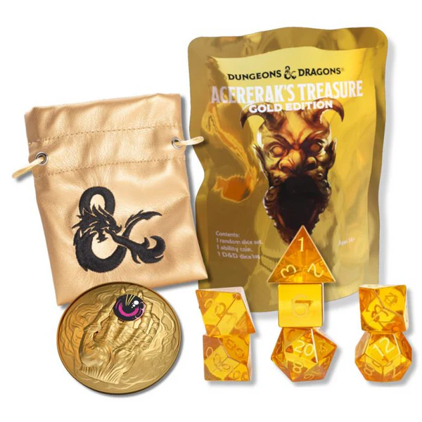 D&D: Acereraks Treasure Gold Edition Blind Dice Packs