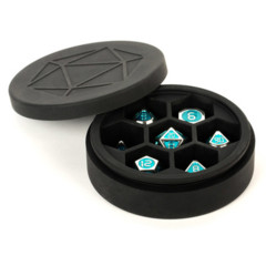 Silicone Round Dice Case - Black