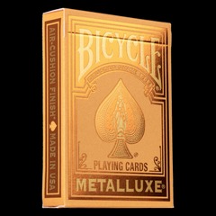 Bicycle Playing Cards - Metalluxe Gold