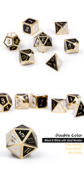 Metal & Enamel Dice Set (7pcs) Chess