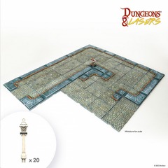 Dungeons & Lasers - Pathfinder Terrain - City Streets Set